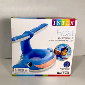 Intex Inflatable Jolly Whale Shaded Baby Float